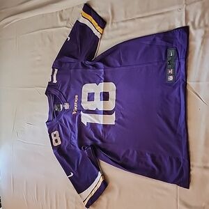 Men's Minnesota Vikings Justin Jefferson Nike Purple Player Game Jersey Medium